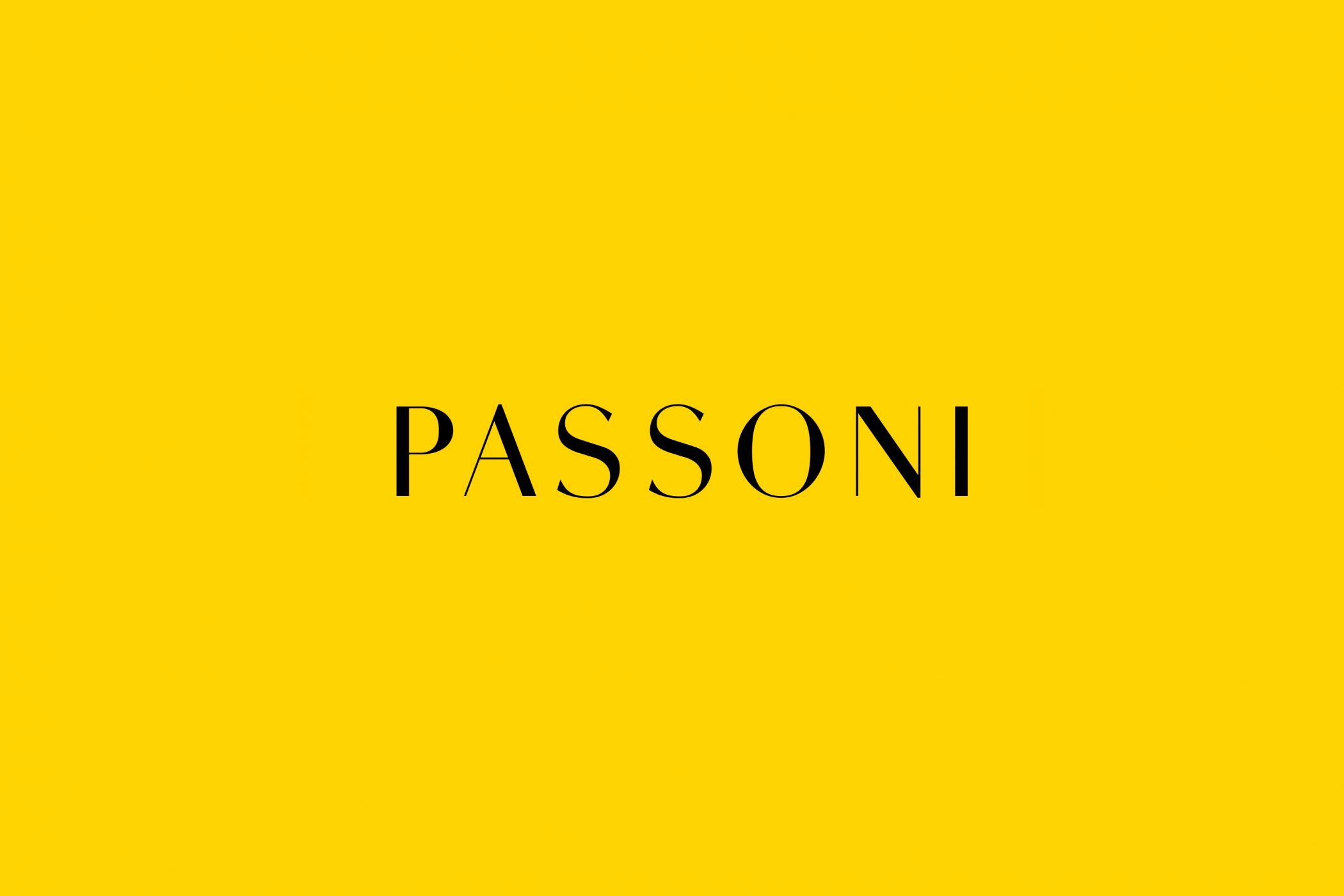 Passoni Logotype 02